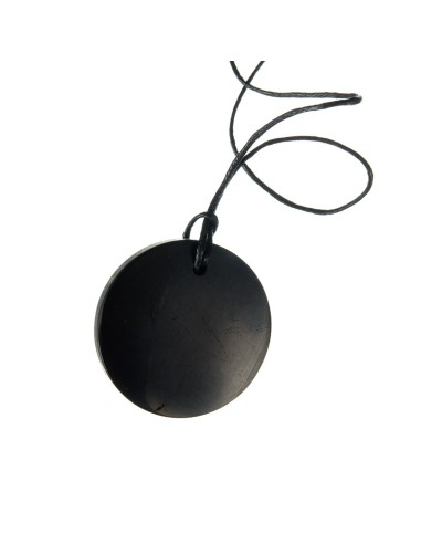 Colgante redondo de shungita