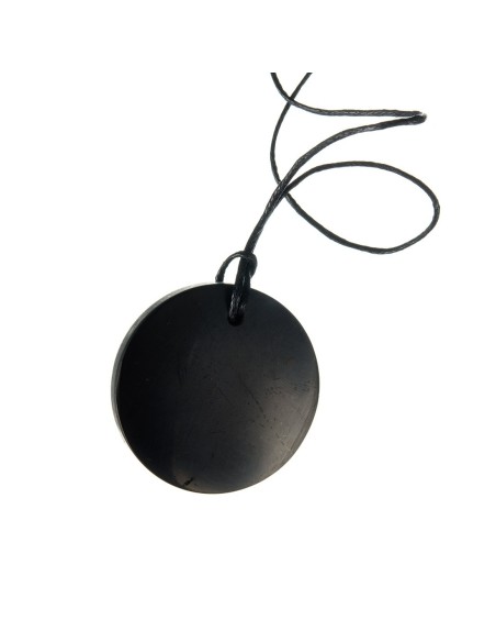 Ciondolo tondo in Shungite
