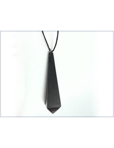 Pingente de shungite alongado