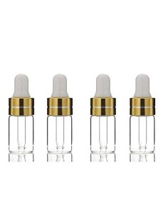 Minibotella gotero 3 ml dorado 2