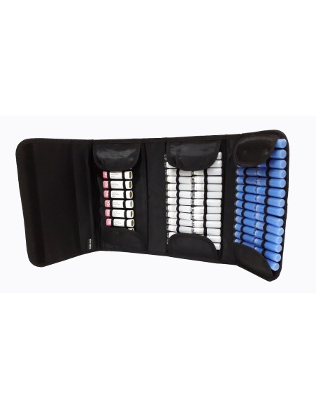 Pochette de rangement 70 u. homéopathie noir