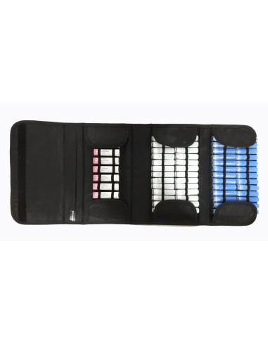 Pochette de rangement 70 u. homéopathie noir