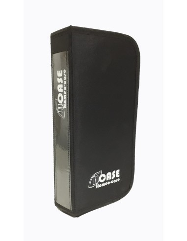 Pochette de rangement 70 u. homéopathie noir