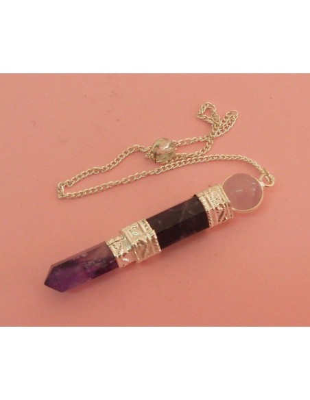 Péndula varita poder amatista.