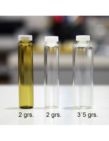 Tubo de vidrio 3,5 g liquido