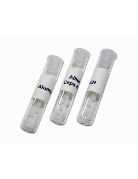 Fiale con granuli omeopatici