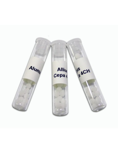 Fiale con granuli omeopatici