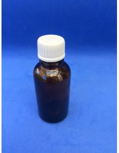 Frasco âmbar, 50 ml tampa de rosca 