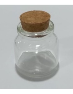 Petits flacons en verre avec bouchons en liège 2