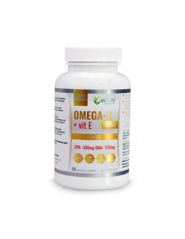 Omega 3 1000mg + Vitamina E | 90 cápsulas