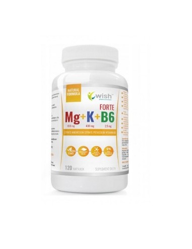 Magnesio + Potasio + Vitamina B6 |120 cápsulas