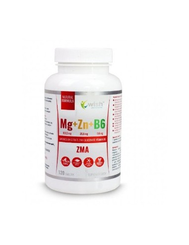 Magnesio + Zinc + Vitamina B6 |120 cápsulas