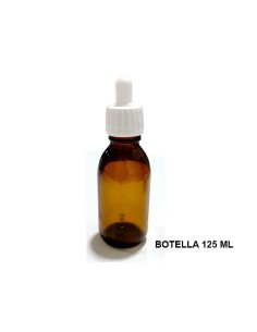 Frasco 125 ml âmbar com pipeta do conta-gotas boca larga 2