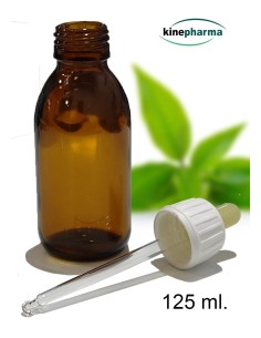 Botellita 125ml con cuentagotas boca ancha