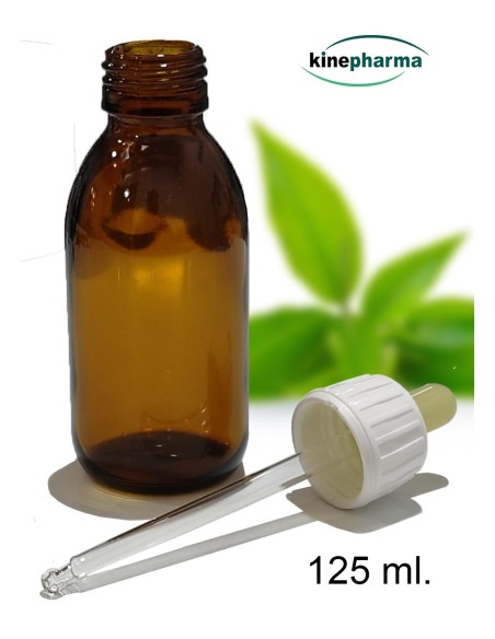 Botellita 125ml con cuentagotas boca ancha