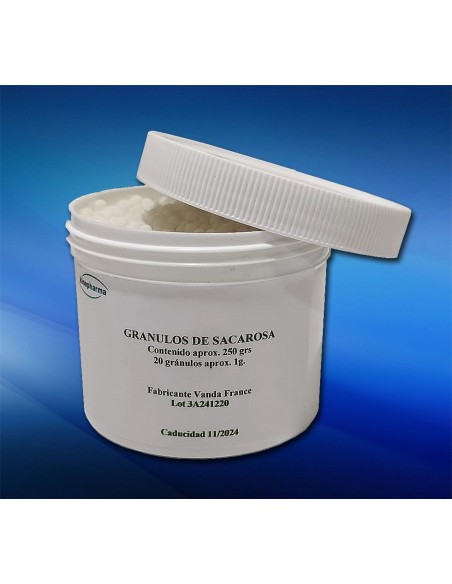 Bolitas sacarosa 250 g en granulos