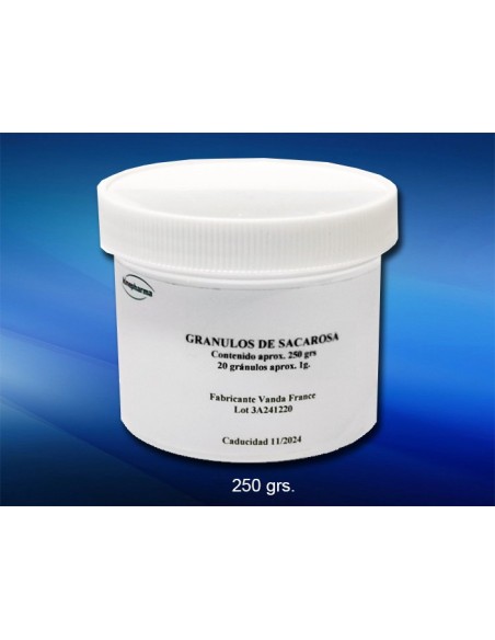 Bolitas sacarosa 250 g en granulos