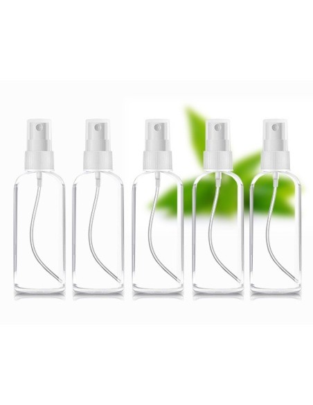 Botella plastico spray 50ml - Lote de 5