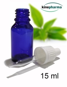 Botella marrón 15 ml con cuentagotas 2