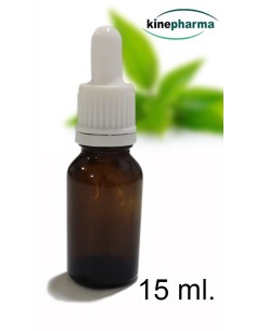 Botella marrón 15 ml con cuentagotas 2