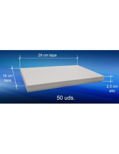Caja de 50 ud. -  NOVO DESENHO