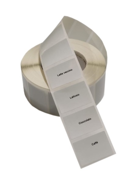 Etiquettes pour les tubes en verre avec impression