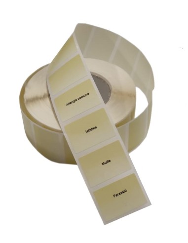 Etiquettes pour les tubes en verre avec impression