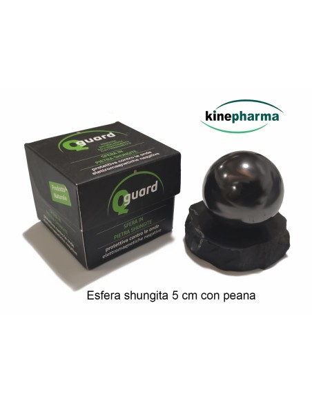 Sfera Shungite 5 cm con base