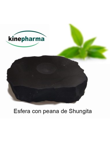 Esfera con peana de Shungita
