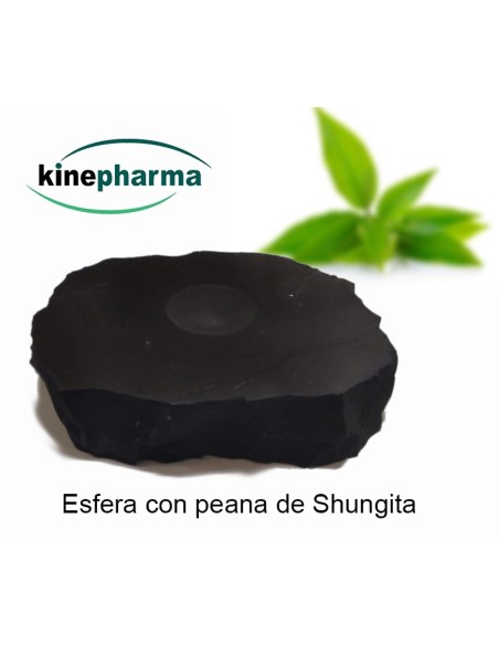 Esfera shungite de 10 cm com base