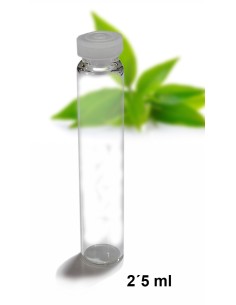 Tube en verre transparent solides 2,5g