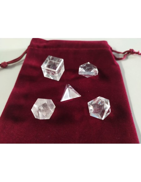 Kit gemas reiki cuarzo cristal