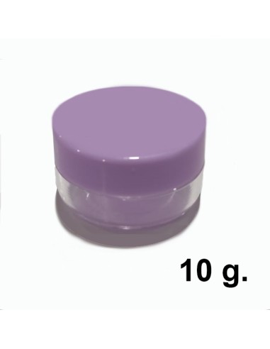 Barratolo plastico 10 g - coperchio viola