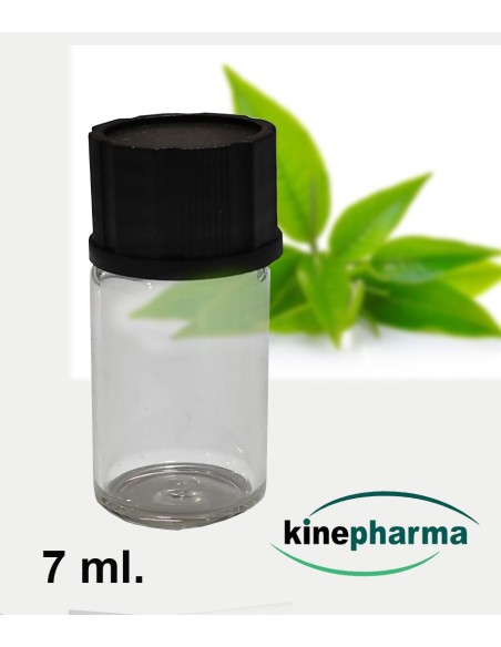 Mini bouteille en verre avec capuchon à vis