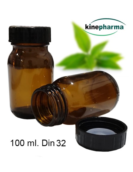 Botella boca ancha 100 ml  amplia apertura