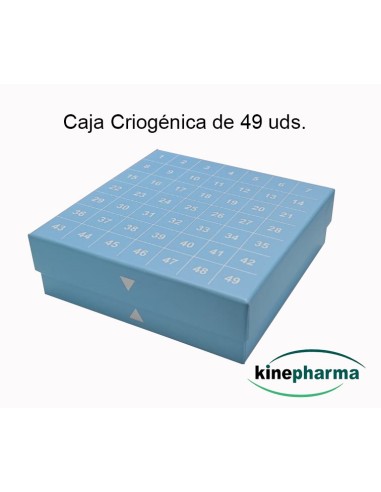 Scatola criogenica 49 unità blu