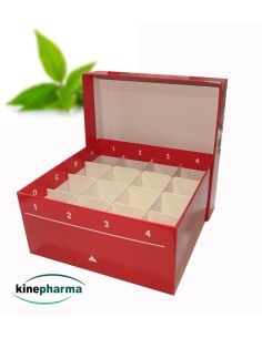 Cajas criogénicas de cartón de 16 celdas