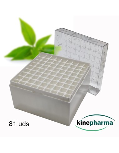 Boîte de stockage cryogénique 81 u (95mm)