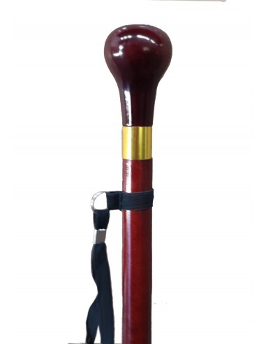 Baston madera mango redondo