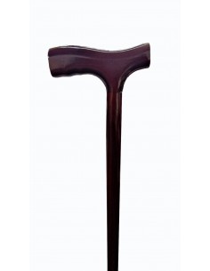 Canne en bois avec poignée en T