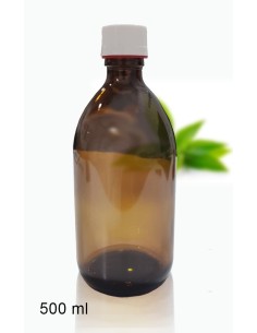 Frasco de 500 ml com tampa de rosca