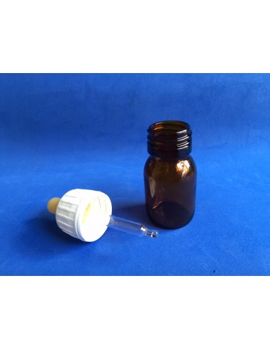 Botellita 30ml con cuentagotas boca ancha