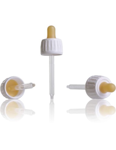 Bottiglia con contagocce 60 ml a bocca larga
