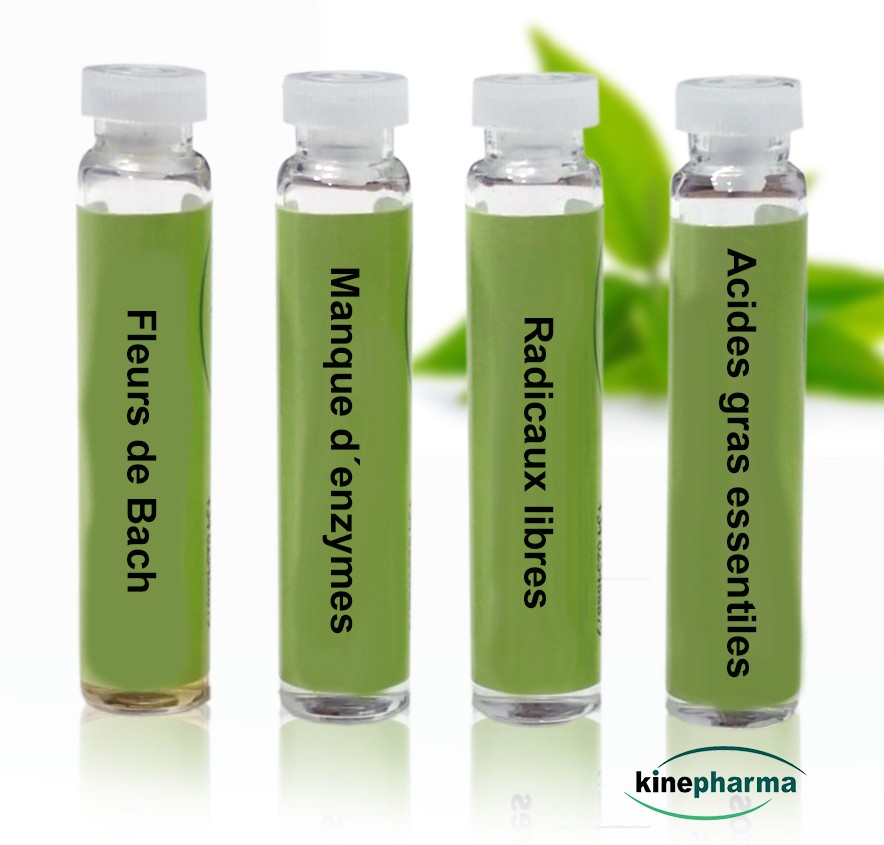 Ampoules remplies de produits